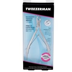 Tweezerman Rockhard Cuticle Nipper 1/2 Jaw Brand New In Box BNIB